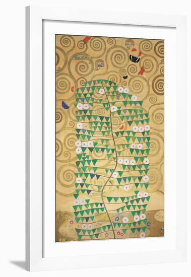 The Tree of Life - Rosebush-Gustav Klimt-Framed Premium Giclee Print