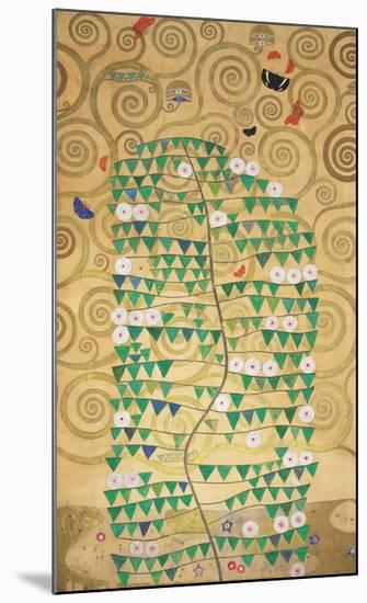 The Tree of Life - Rosebush-Gustav Klimt-Mounted Premium Giclee Print