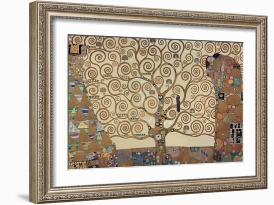 The Tree of Life - Stoclet F-Gustav Klimt-Framed Art Print