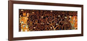 The Tree of Life, Stoclet Frieze, c.1909 (darkened detail)-Gustav Klimt-Framed Art Print