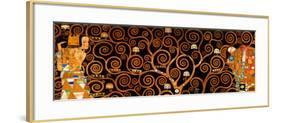 The Tree of Life, Stoclet Frieze, c.1909 (darkened detail)-Gustav Klimt-Framed Art Print