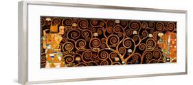 The Tree of Life, Stoclet Frieze, c.1909 (darkened detail)-Gustav Klimt-Framed Art Print
