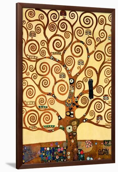 The Tree of Life, Stoclet Frieze, c.1909-Gustav Klimt-Framed Premium Giclee Print