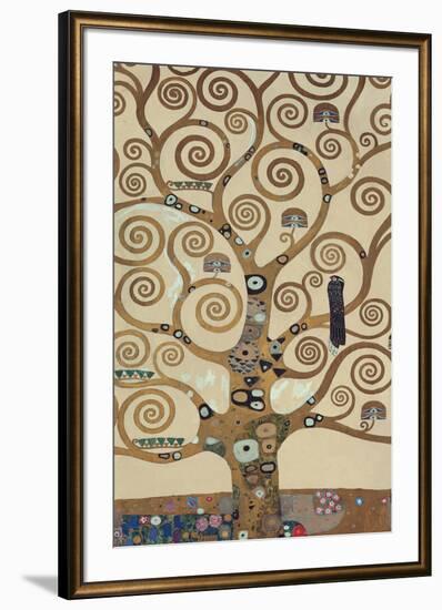 The Tree of Life-Gustav Klimt-Framed Art Print