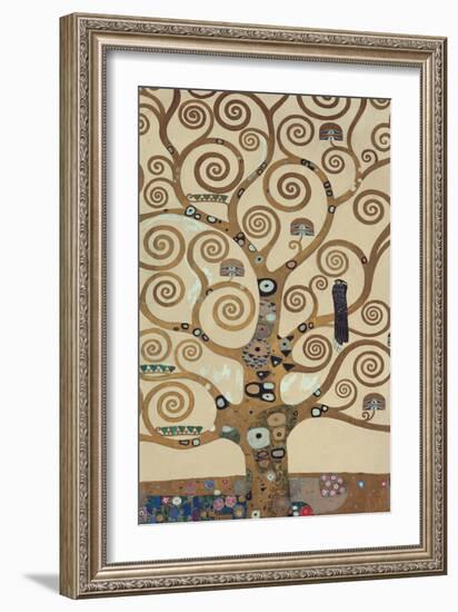 The Tree of Life-Gustav Klimt-Framed Art Print