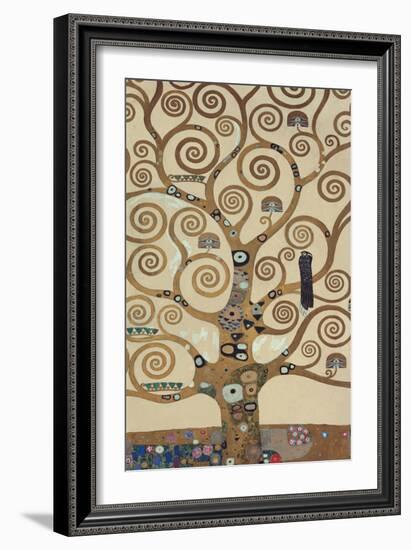 The Tree of Life-Gustav Klimt-Framed Art Print