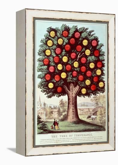 The Tree of Temperance, 1872-Currier & Ives-Framed Premier Image Canvas