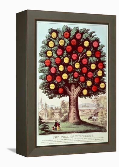 The Tree of Temperance, 1872-Currier & Ives-Framed Premier Image Canvas