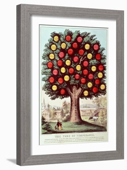The Tree of Temperance, 1872-Currier & Ives-Framed Giclee Print
