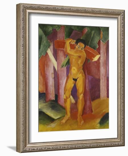 The Tree Porter, 1911-Franz Marc-Framed Giclee Print