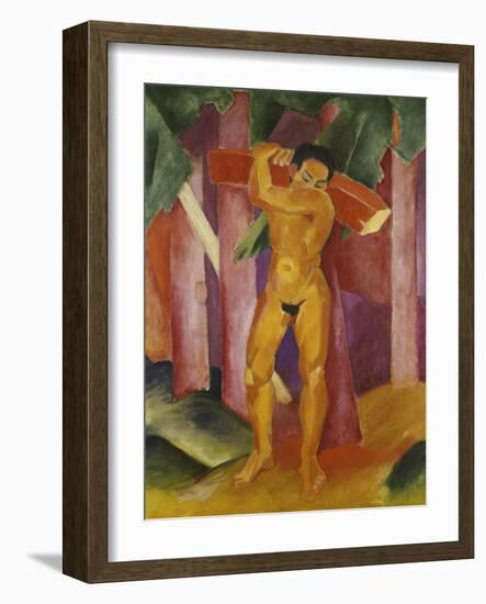 The Tree Porter, 1911-Franz Marc-Framed Giclee Print