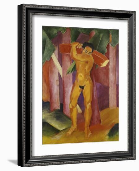 The Tree Porter, 1911-Franz Marc-Framed Giclee Print