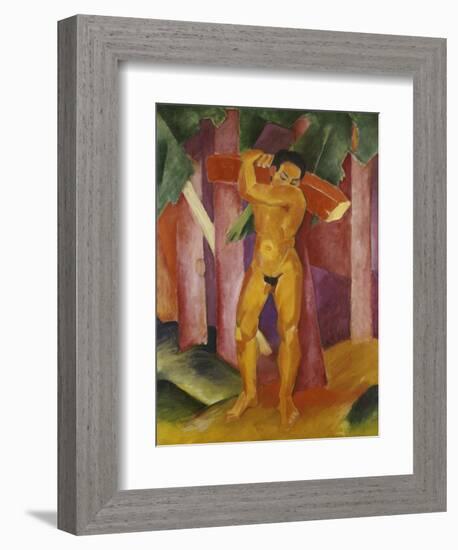 The Tree Porter, 1911-Franz Marc-Framed Giclee Print