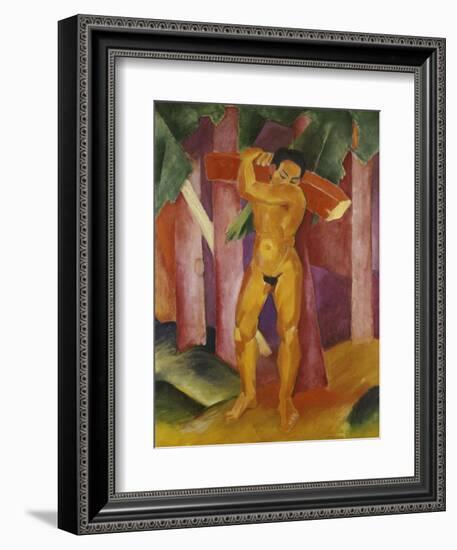 The Tree Porter, 1911-Franz Marc-Framed Giclee Print