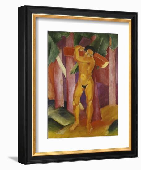 The Tree Porter, 1911-Franz Marc-Framed Giclee Print