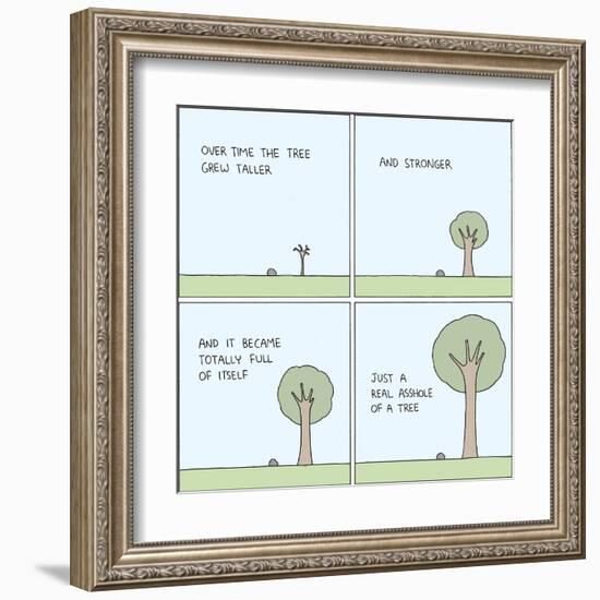 The Tree-Reza Farazmand-Framed Art Print