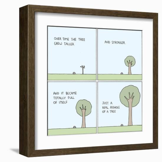 The Tree-Reza Farazmand-Framed Art Print