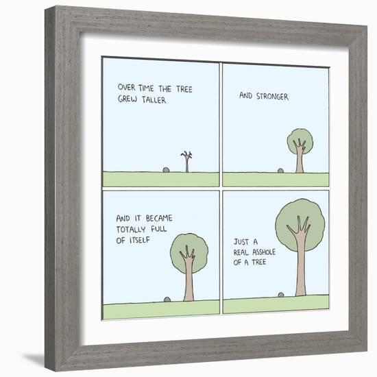 The Tree-Reza Farazmand-Framed Art Print