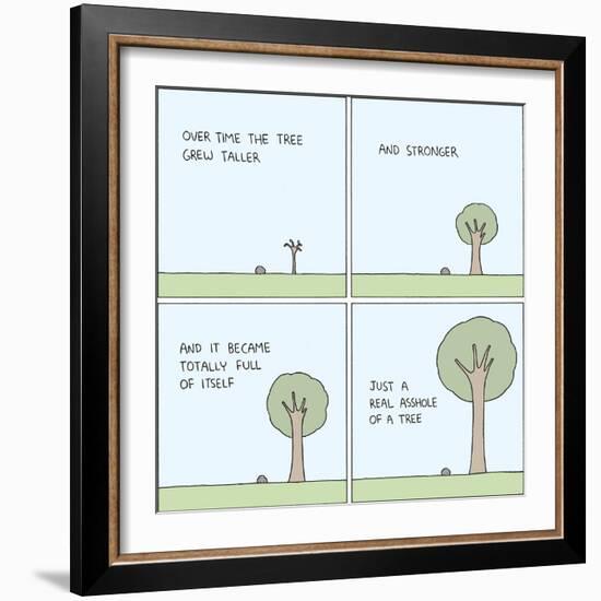 The Tree-Reza Farazmand-Framed Art Print