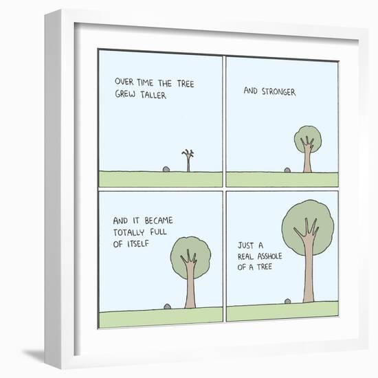 The Tree-Reza Farazmand-Framed Art Print