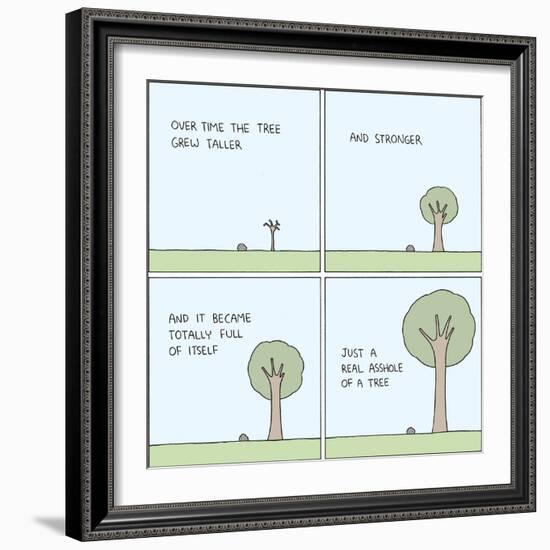 The Tree-Reza Farazmand-Framed Art Print