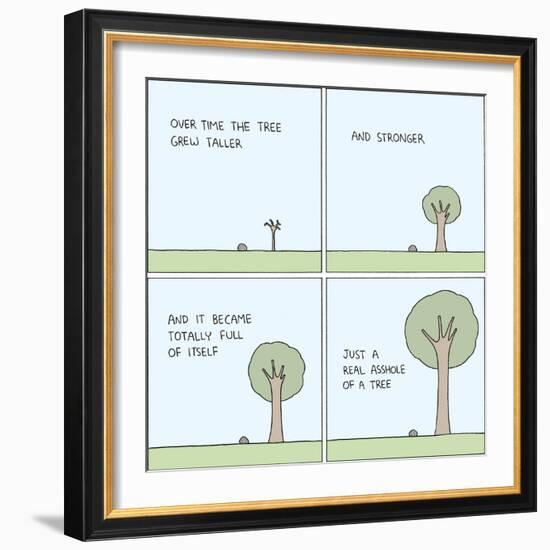 The Tree-Reza Farazmand-Framed Art Print