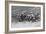 The Trek During the Snowstorm, 1909-Stanley L Wood-Framed Giclee Print