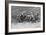 The Trek During the Snowstorm, 1909-Stanley L Wood-Framed Giclee Print