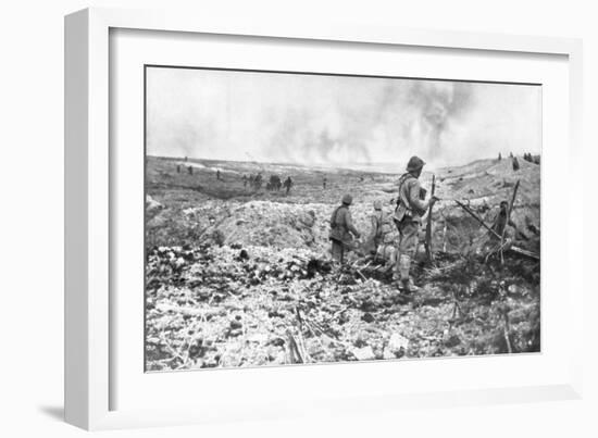 The Trenches of Champagne, France, 1914-null-Framed Giclee Print