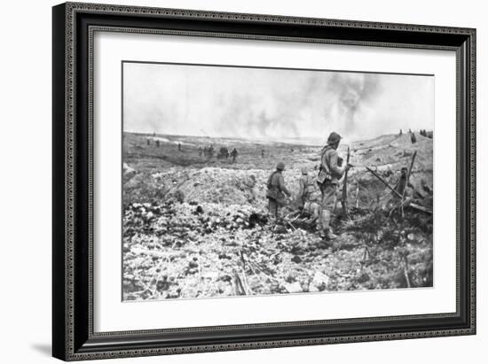 The Trenches of Champagne, France, 1914-null-Framed Giclee Print