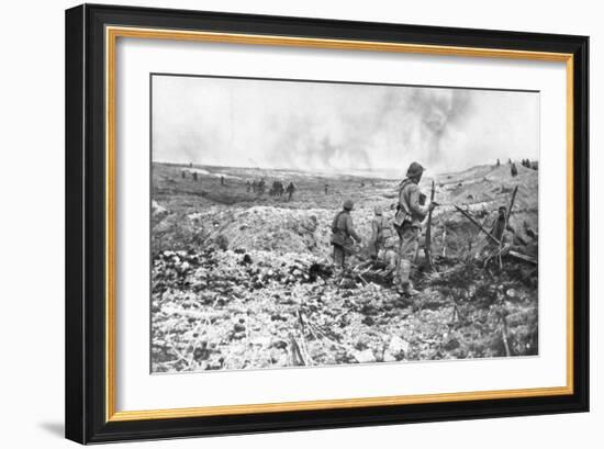 The Trenches of Champagne, France, 1914-null-Framed Giclee Print