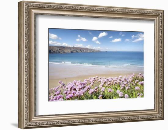 The Trepassed Bay And Beach In Brittany-Philippe Manguin-Framed Photographic Print