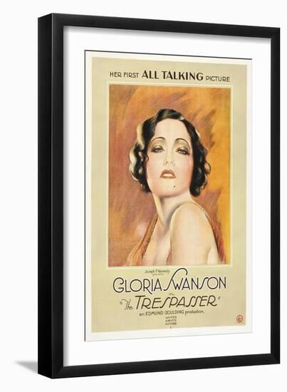 The Trespasser, 1929-null-Framed Giclee Print