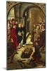 The Trial by Fire (The Burning of the Books or St. Dominic De Guzman and the Albigensians)-Pedro Berruguete-Mounted Giclee Print