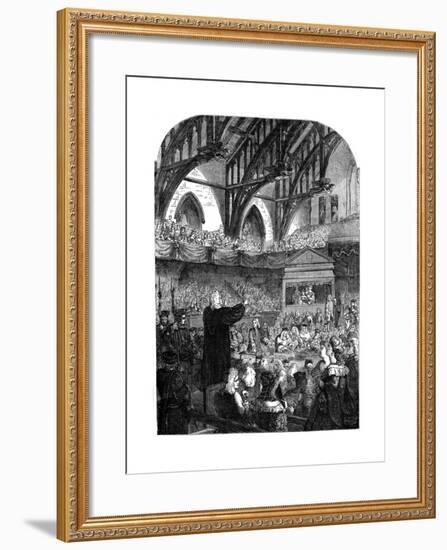 The Trial of Dr Sacheverel, 18th Century-null-Framed Giclee Print