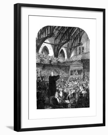 The Trial of Dr Sacheverel, 18th Century-null-Framed Giclee Print
