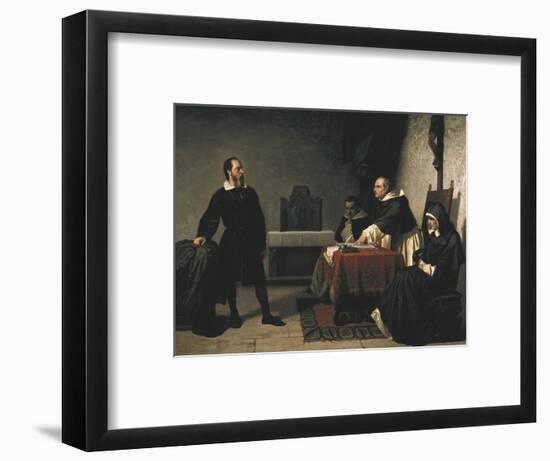 The Trial of Galileo-Cristiano Banti-Framed Premium Giclee Print
