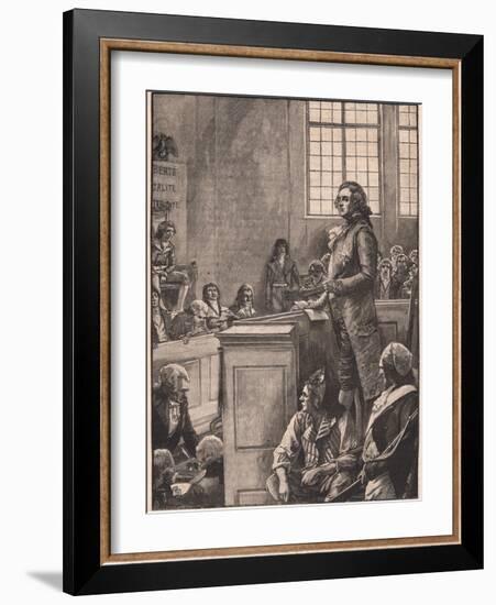 The Trial of Louis XVI-Henry Marriott Paget-Framed Giclee Print