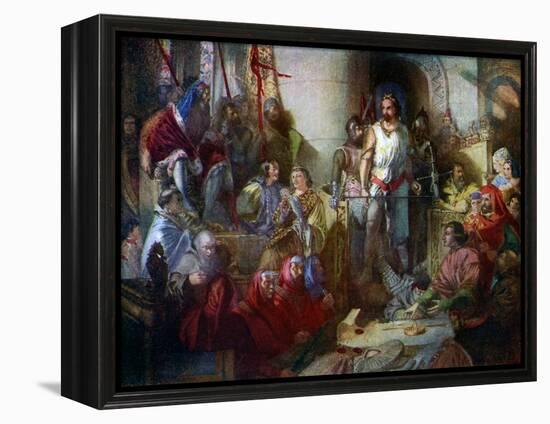 The Trial of Sir William Wallace, 1925-William Bell Scott-Framed Premier Image Canvas