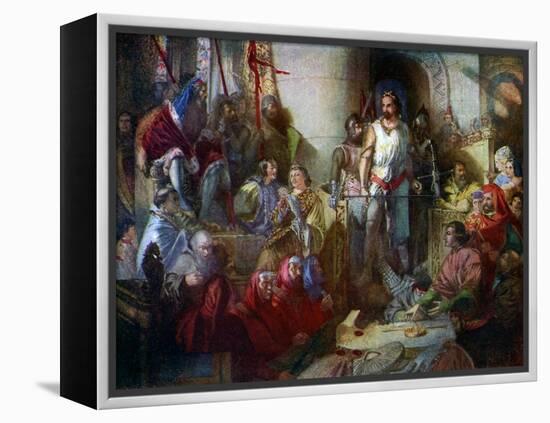 The Trial of Sir William Wallace, 1925-William Bell Scott-Framed Premier Image Canvas