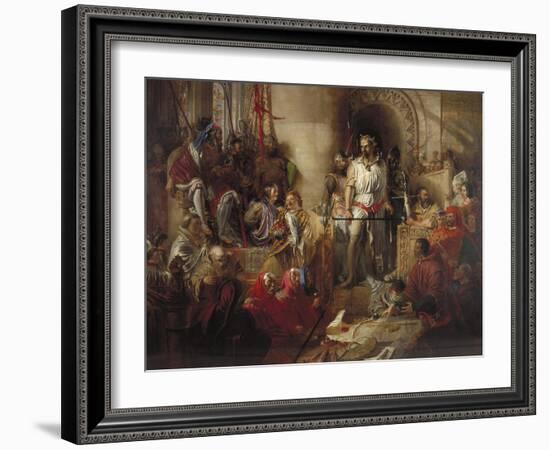 The Trial of Sir William Wallace at Westminster, C1831-1890-William Bell Scott-Framed Giclee Print