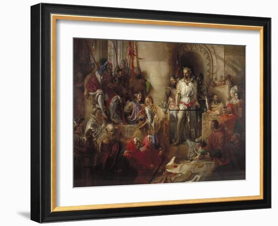 The Trial of Sir William Wallace at Westminster, C1831-1890-William Bell Scott-Framed Giclee Print