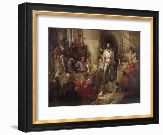 The Trial of Sir William Wallace at Westminster, C1831-1890-William Bell Scott-Framed Giclee Print