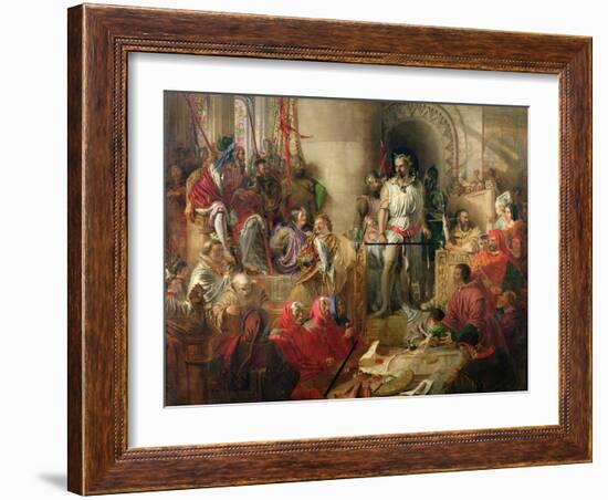 The Trial of Sir William Wallace at Westminster-William Bell Scott-Framed Giclee Print