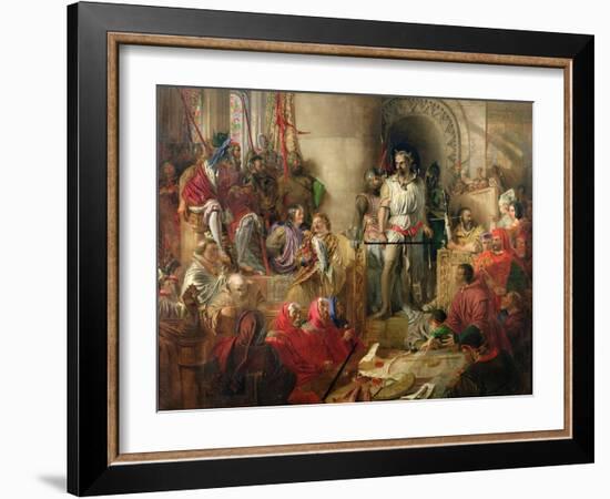 The Trial of Sir William Wallace at Westminster-William Bell Scott-Framed Giclee Print