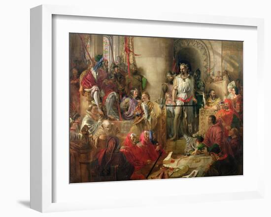 The Trial of Sir William Wallace at Westminster-William Bell Scott-Framed Giclee Print