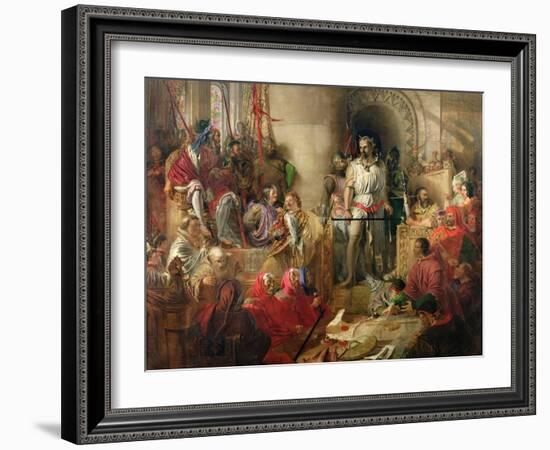 The Trial of Sir William Wallace at Westminster-William Bell Scott-Framed Giclee Print