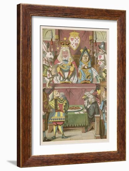 The Trial of the Knave-John Tenniel-Framed Art Print