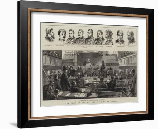 The Trial of the Nationalist Mp's at Dublin-null-Framed Giclee Print