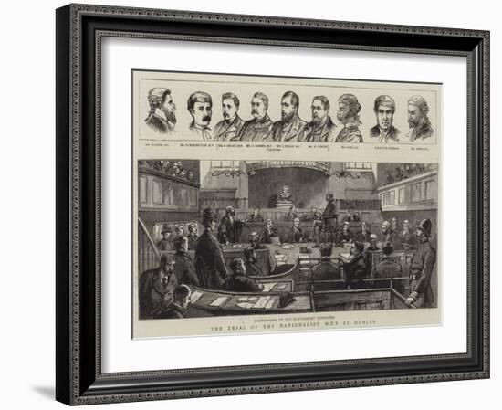 The Trial of the Nationalist Mp's at Dublin-null-Framed Giclee Print